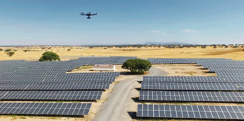 Aerial Drone Inspections for solar PV | Quintas Advisory